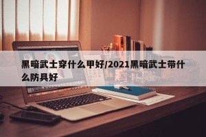 黑暗武士穿什么甲好/2021黑暗武士带什么防具好